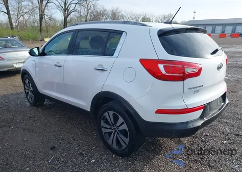 2012 Kia Sportage Ex из США, поврежденный, VIN KNDPCCA29C7243499